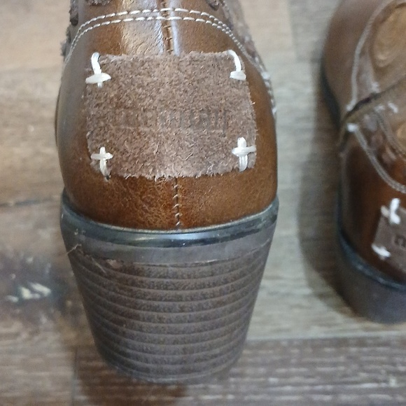 Coolway Brown Leather Boots Size 7 - Picture 6 of 9